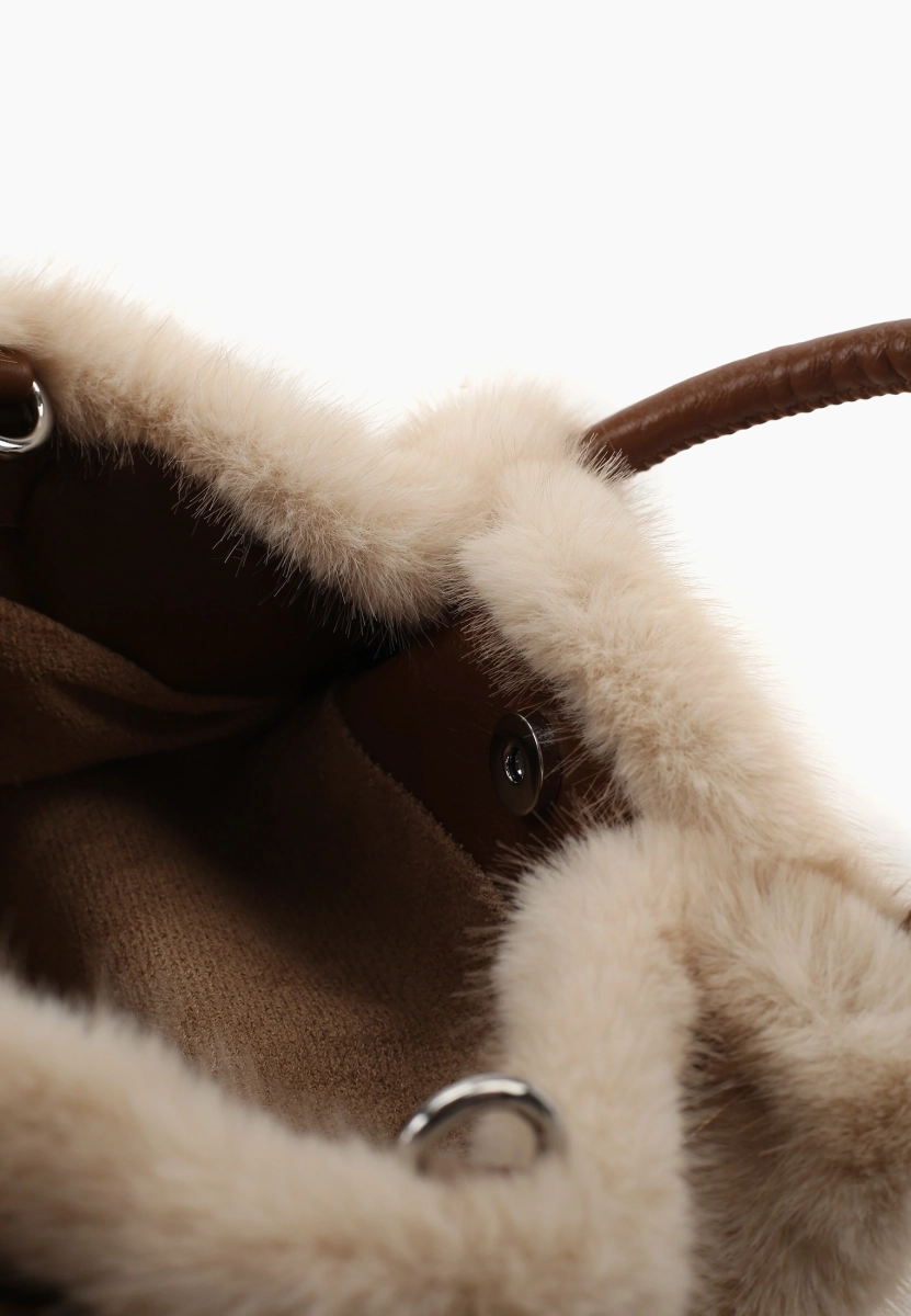 Сумка Purseus меховая SBALO, цвет: белый  купить онлайн