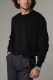 Джемпер из хлопка Cotton BUCHNER, цвет: Черный, SW0123018BL купить онлайн
