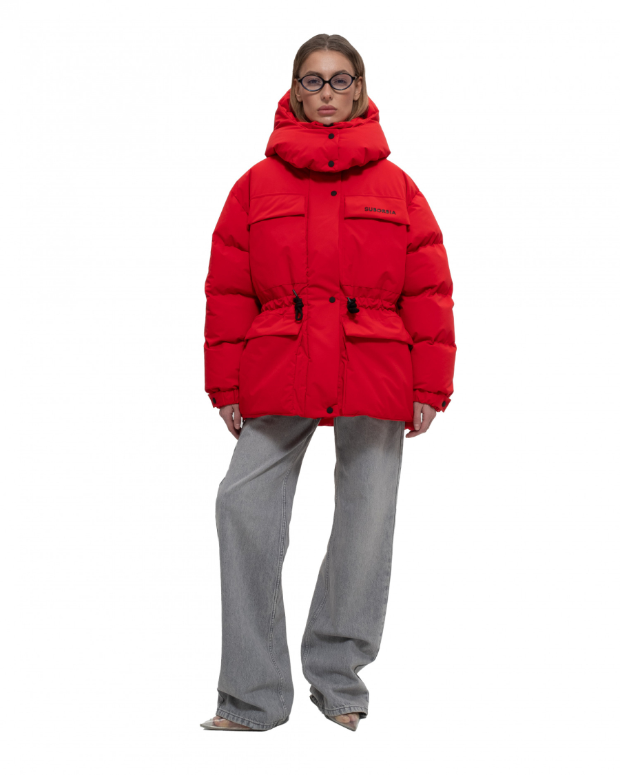 Пуховик OUR Suborbia, цвет: RED, 04114 купить онлайн