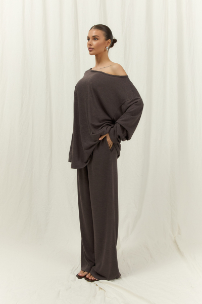 Брюки Палаццо Ramona ELASTIC, цвет: коричневый, 02297 купить онлайн