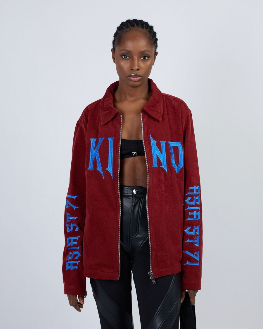 Рубашка KINO VELOUR RED ASIA ST 71, цвет: красный, Ast71.kino-shirt-velour купить онлайн