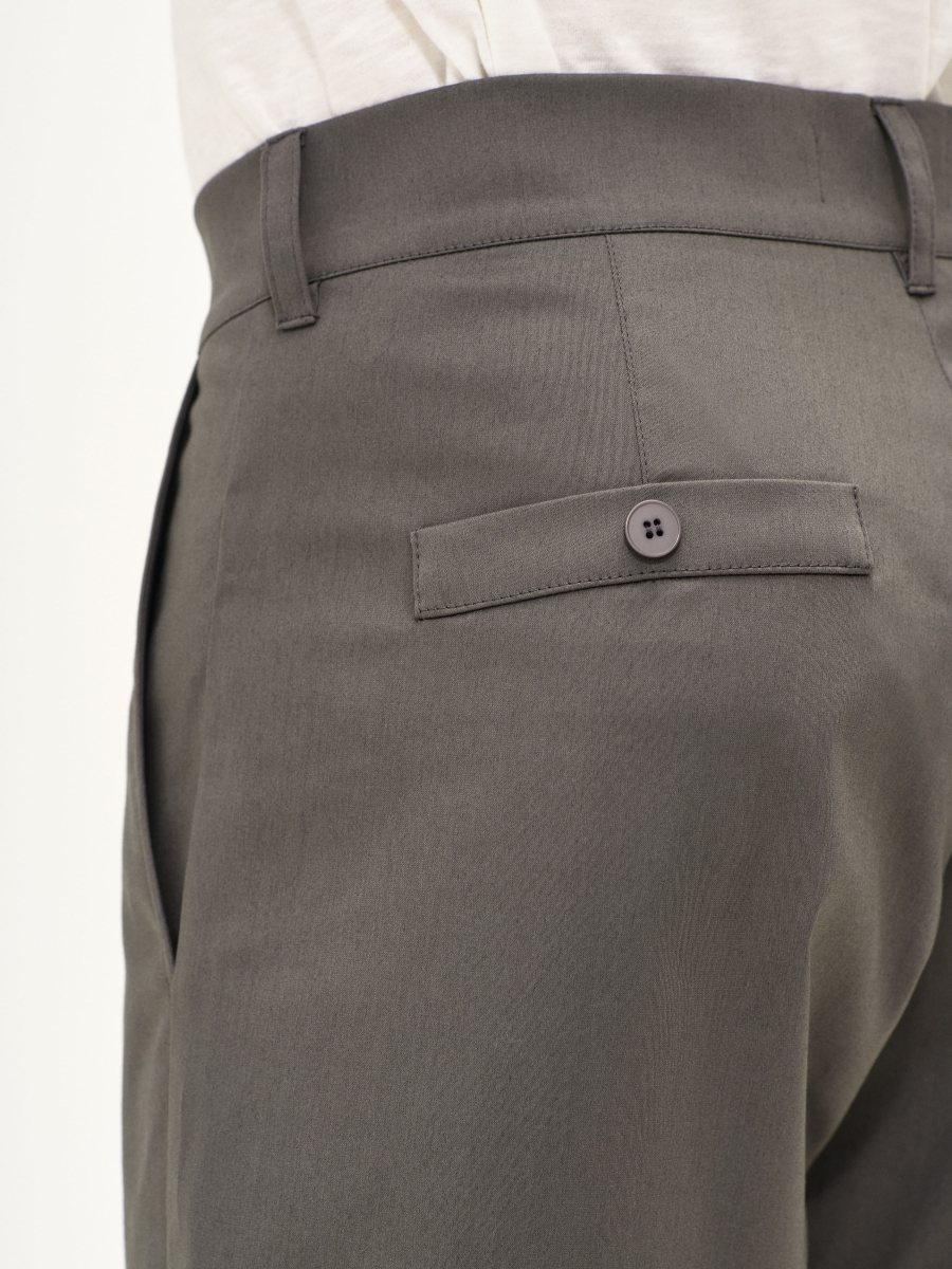 Шорты из хлопка Classic Straight BUCHNER, цвет: графит PN0123003GT |новая коллекция купить онлайн