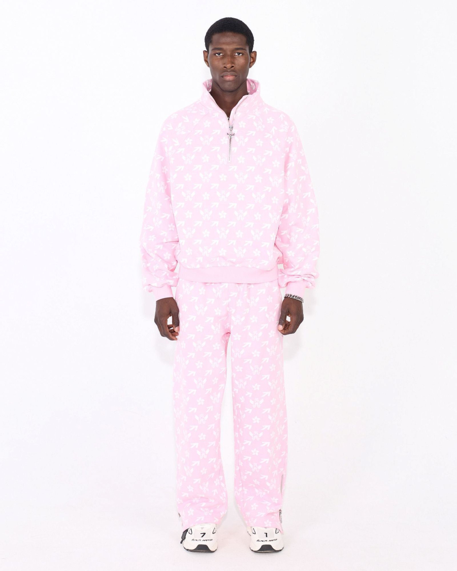 Свитшот PATTERN FLYING A PINK ASIA ST 71, цвет: розовый, Ast71.swt-pattern-A-pink купить онлайн