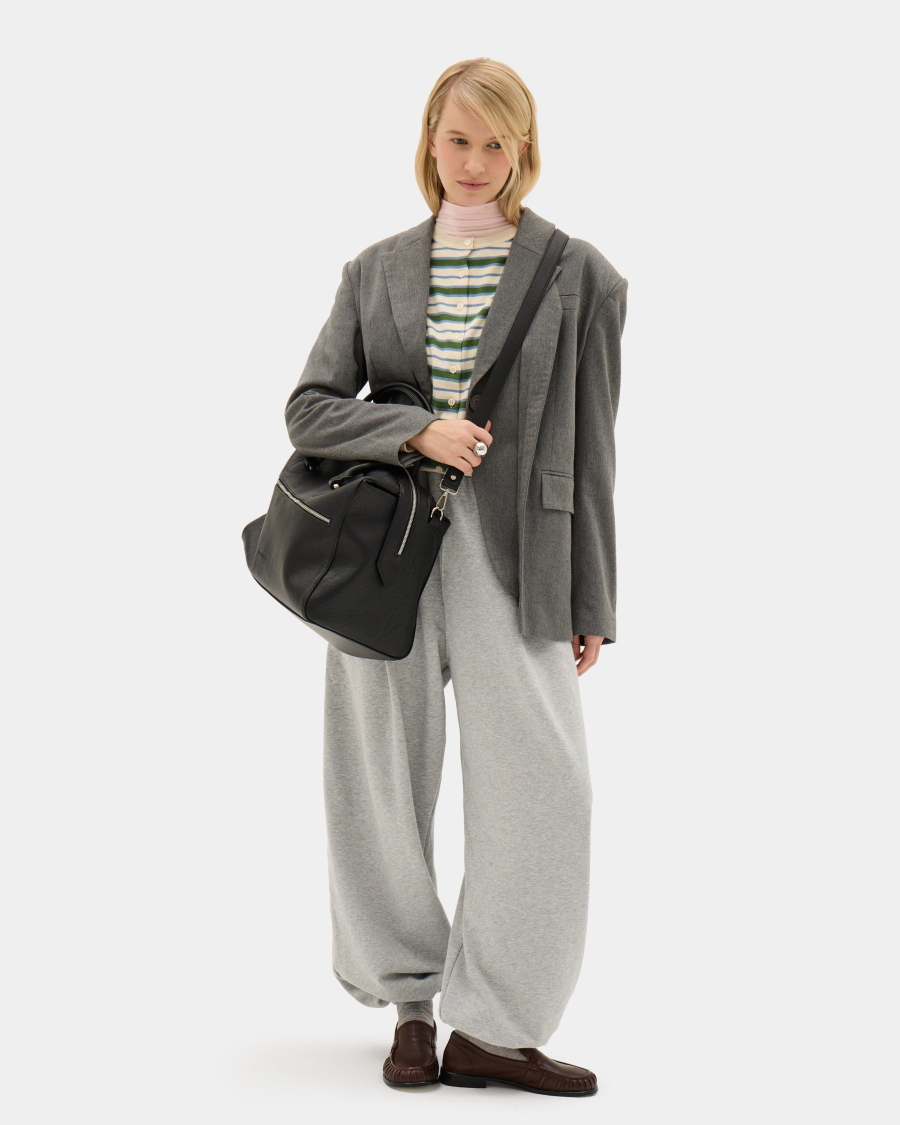 Большая сумка Arny Praht, цвет: мятый черный  купить онлайн