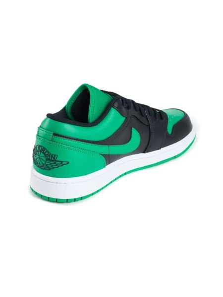 Кроссовки мужские Jordan 1 Low "Lucky Green" NKDADDYS SNEAKERS, цвет: Чёрный 553558-065 купить онлайн