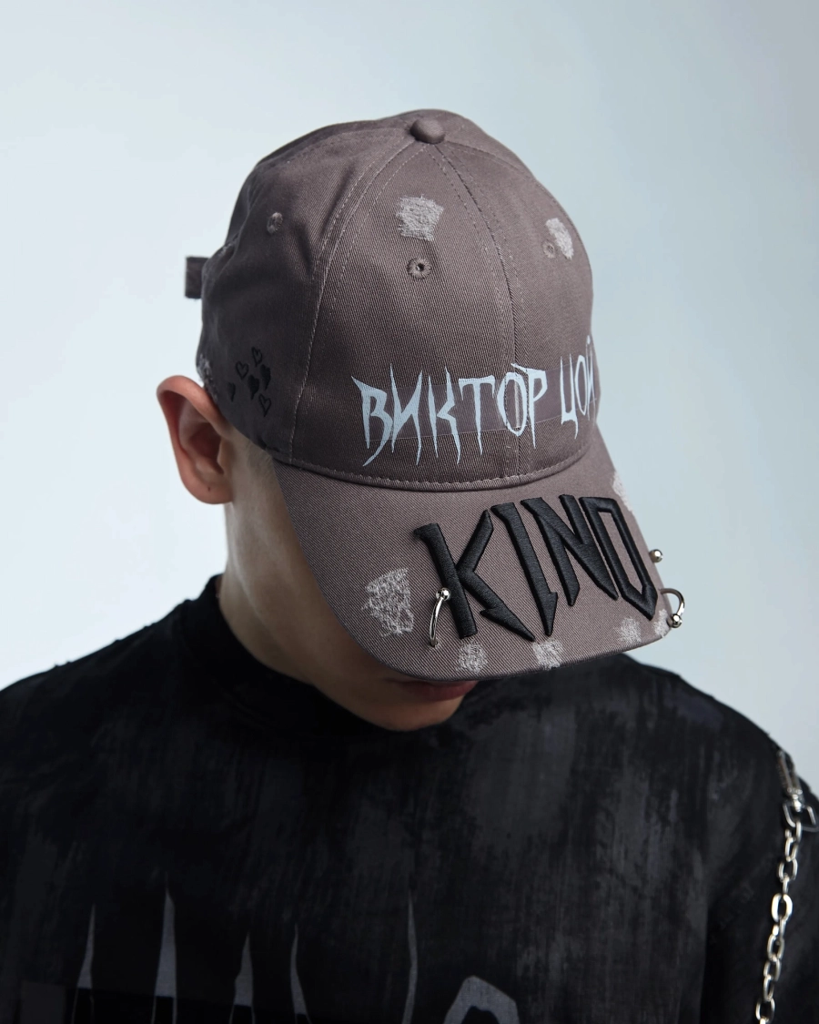 Бейсболка KINO TSOY GREY ASIA ST 71, цвет: серый Ast71.kino-cap-Tsoy-grey купить онлайн