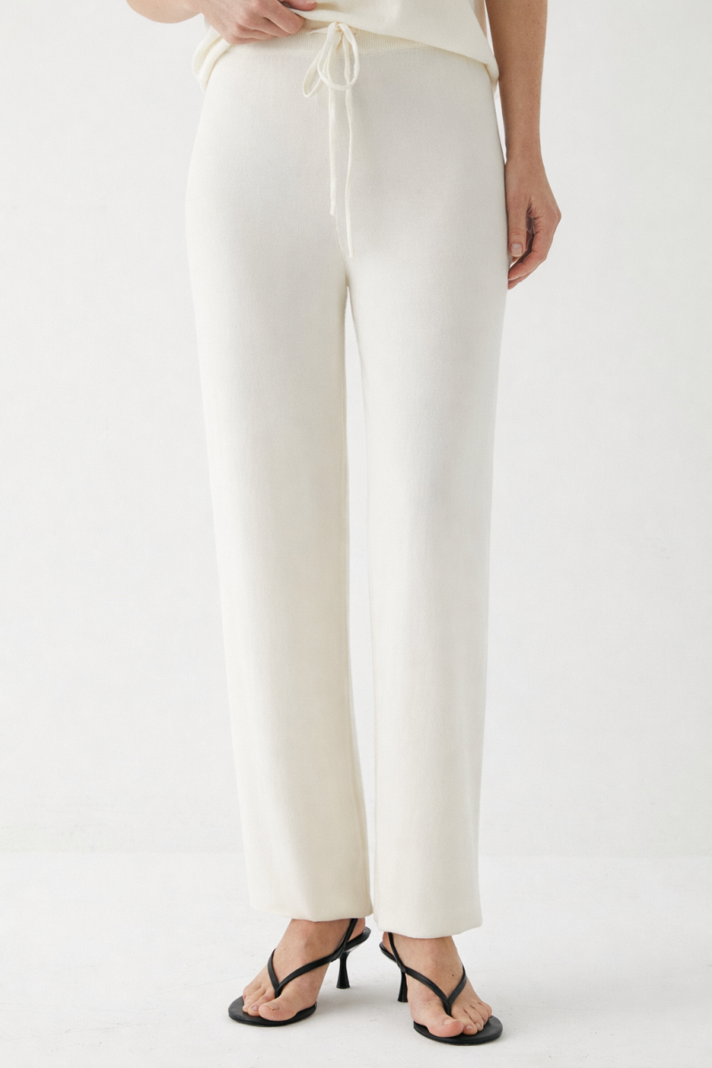 Вязаные брюки-баллоны