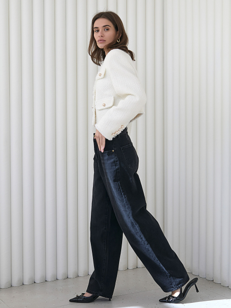 Жакет в стиле Шанель I.B.W., цвет: молочный, № 23.1 купить онлайн