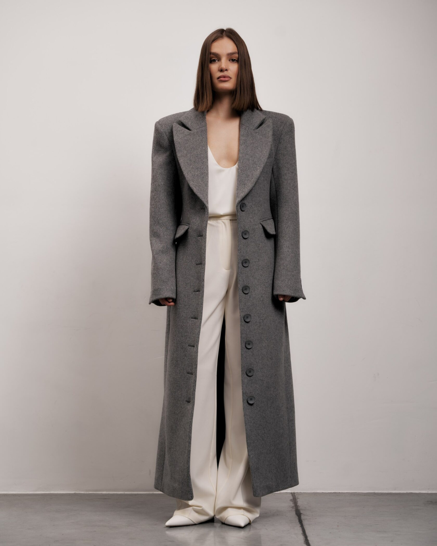 Пальто PARISIAN ASH YONS, цвет: холодный пепел НФ-00000489 |новая коллекция купить онлайн