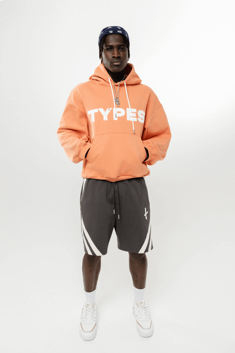 Худи Vintage Logo types, цвет: оранжевый, 00-00003138 купить онлайн