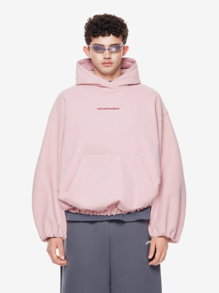 Хлопковый худи с логотипом