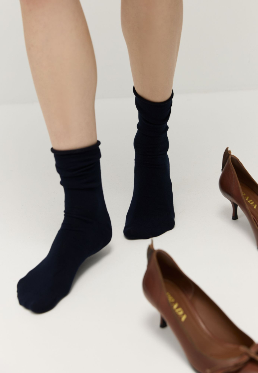 Носки с мягким краем AROUND, цвет: темно-синий 1_05CV07 купить онлайн