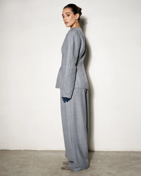 Жакет с длинным рукавом ELIZABETH BLUE JEANS YONS, цвет: голубой, YO-728 купить онлайн