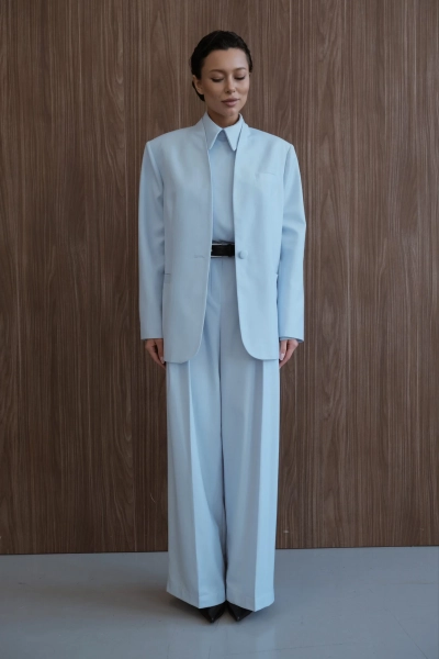 Жакет удлиненный "Чистота" Мини, цвет: голубой, НФ-00000506 купить онлайн