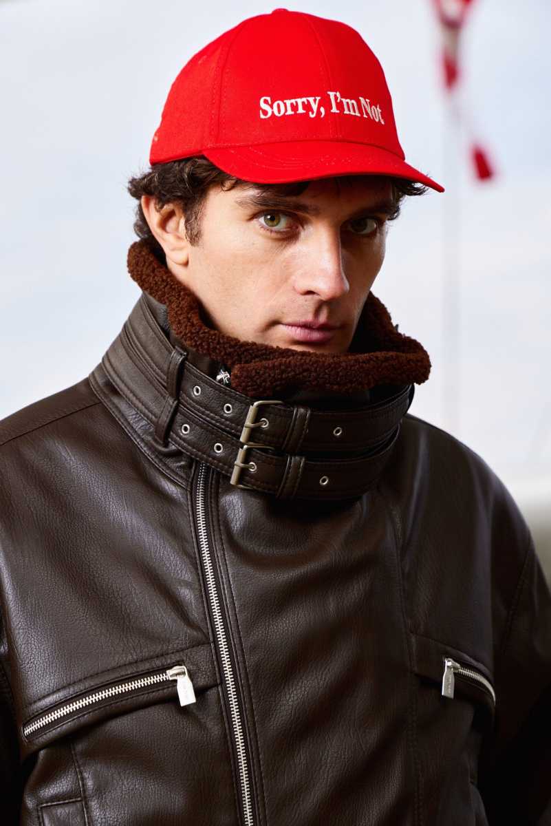 Куртка LEATHER BELTS FIT SORRY, I’M NOT, цвет: коричневый,  купить онлайн