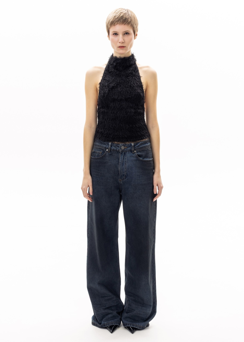 Джинсы dirty baggy ASYA SEMYONOVA, цвет: синий, 00-00002568 купить онлайн