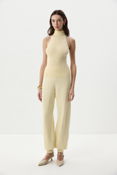 Топ-халтер вязаный Charmstore, цвет: ванильный, 309-50498-113 купить онлайн