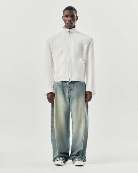 Куртка с объемными плечами NAIPACHE, цвет: белый, 2614012000 купить онлайн