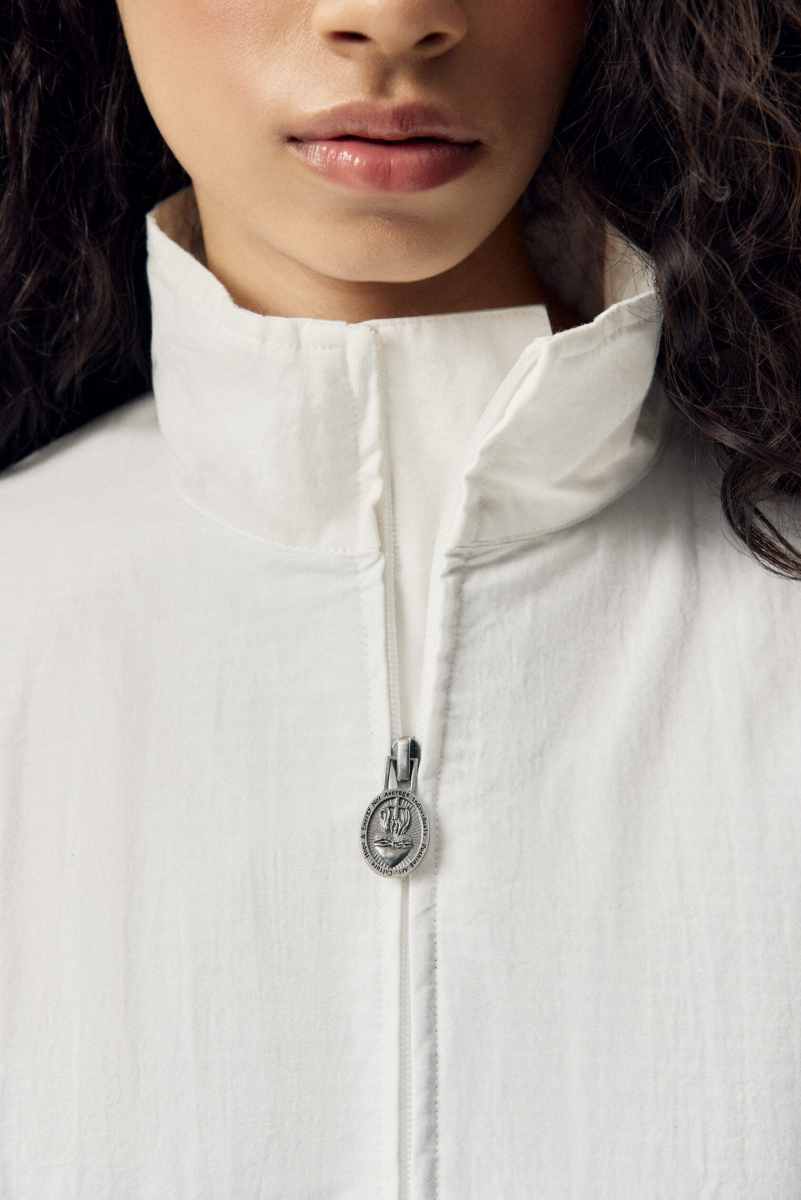 Куртка с объемными плечами NAIPACHE, цвет: белый, 2614012000 купить онлайн