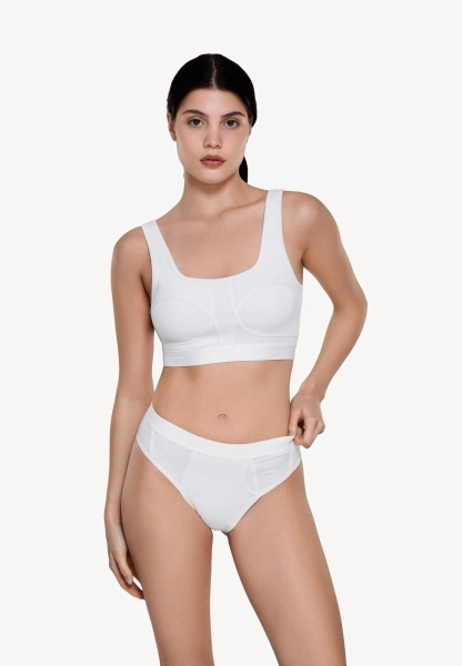 Трусы женские из хлопка MUTED, цвет: белый 905423.WPAN0026-White купить онлайн