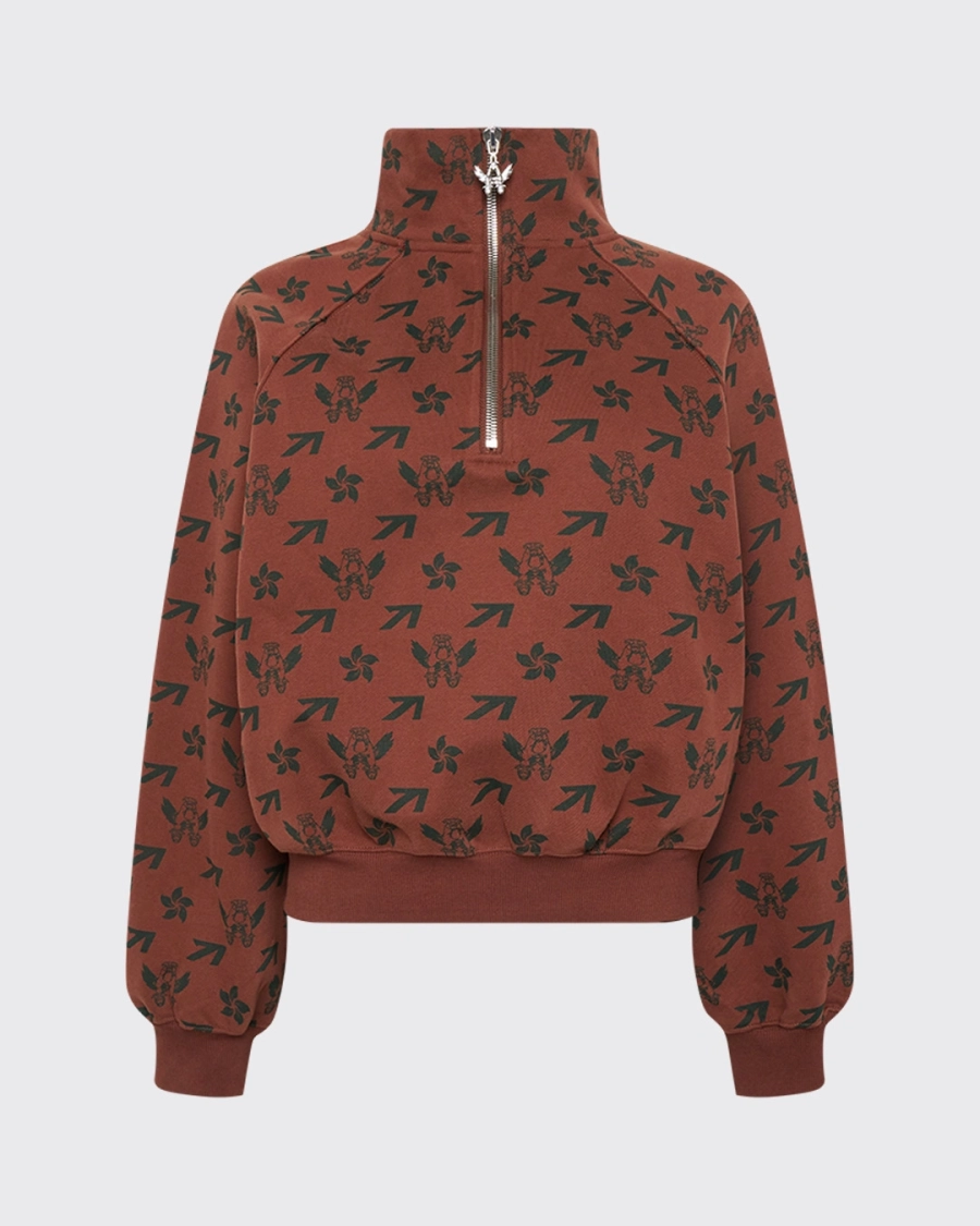 Свитшот PATTERN FLYING A BROWN ASIA ST 71, цвет: коричневый, Ast71.swt-pattern-A-br купить онлайн