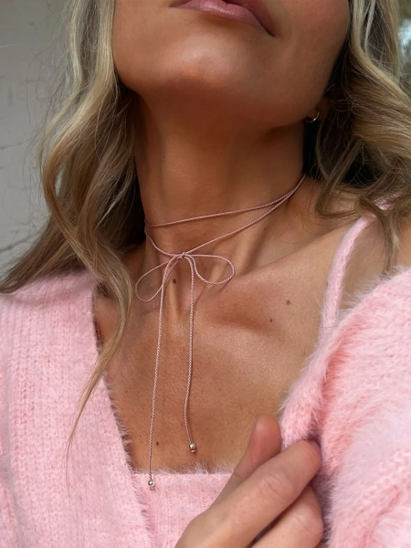 Шнурок LU pink