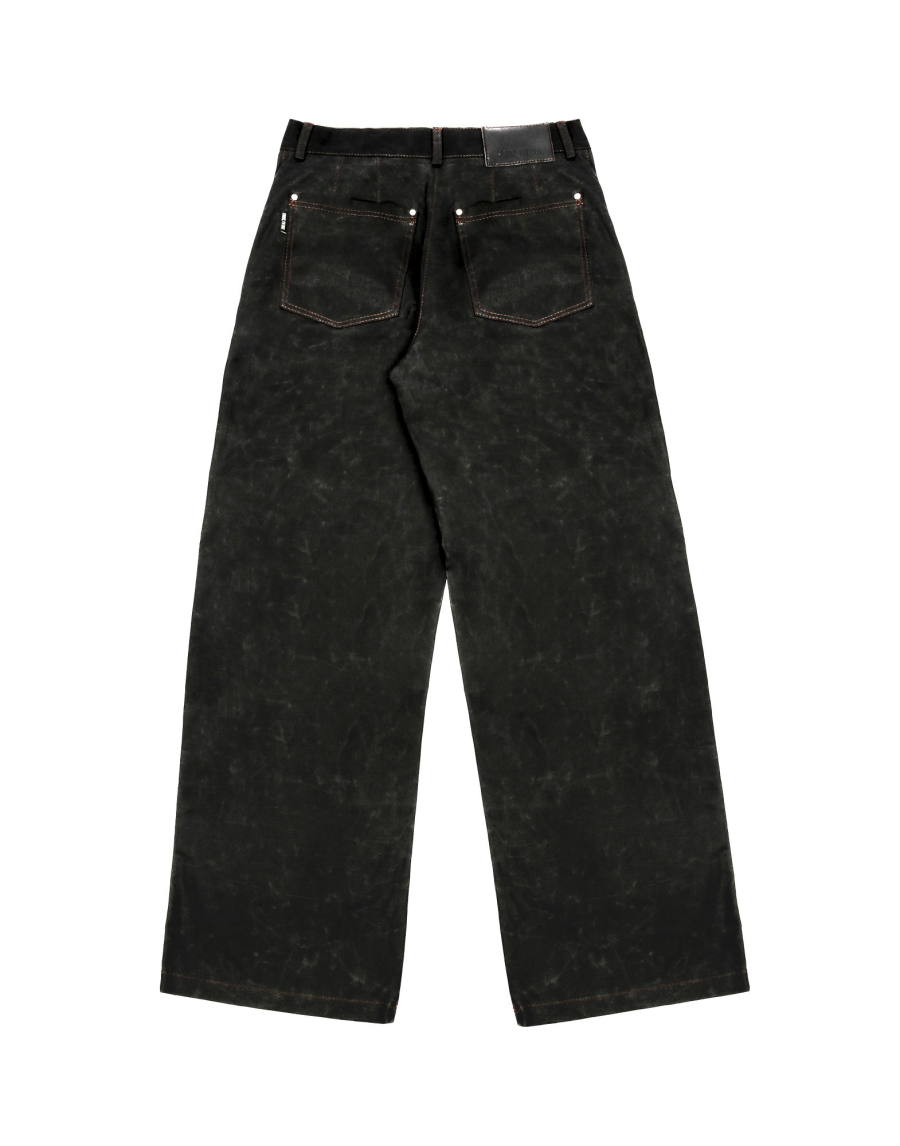 Брюки мужские WAXED JEANS SORRY, I’M NOT, цвет: Черный, HvoU2C3YhLNwEVfvlCgi-2 купить онлайн