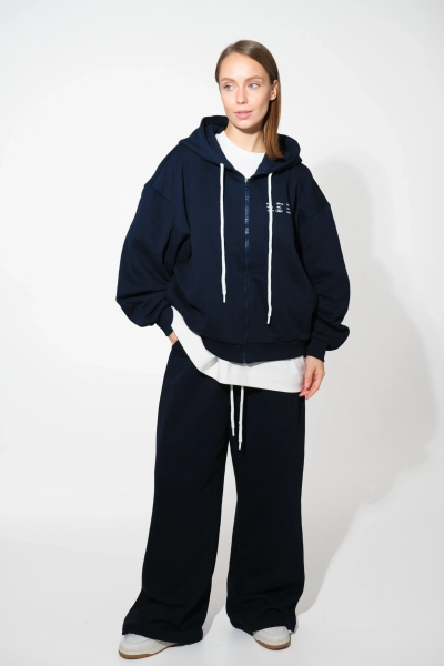 Брюки широкие Sport is life MINI, цвет: синий, НФ-00000152 купить онлайн