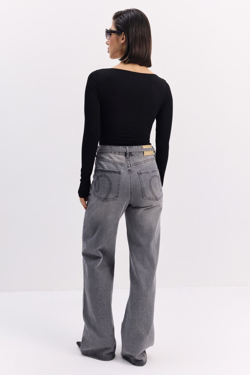 Боди из смесовой вискозы TOPTOP, цвет: Черный, TT.023.16910.900 купить онлайн