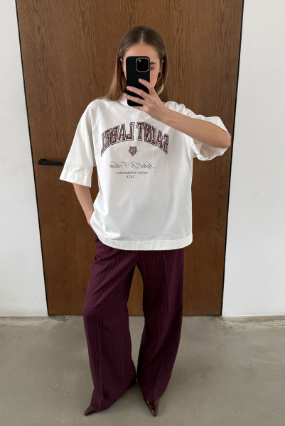 Футболка с рукавом реглан HRTG WHITE Label .B, цвет: WHITE,  купить онлайн