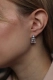 Серьги «TOSYA PREMIUM» с фианитом diamond Tosya Store, цвет: серебро, 20-72-00333-311 купить онлайн