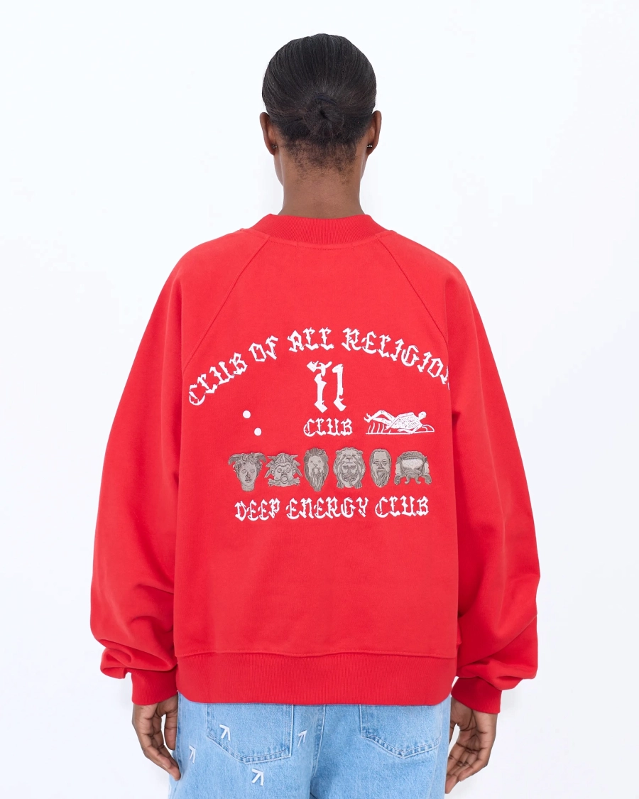 Свитшот CLUB 71 RED ASIA ST 71, цвет: красный Ast71.swt-club71-red |новая коллекция купить онлайн