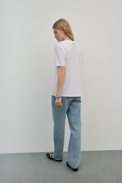 Футболка с принтом DREAMS BY ALENA AKHMADULLINA, цвет: белый, 125103120403938/302000 купить онлайн