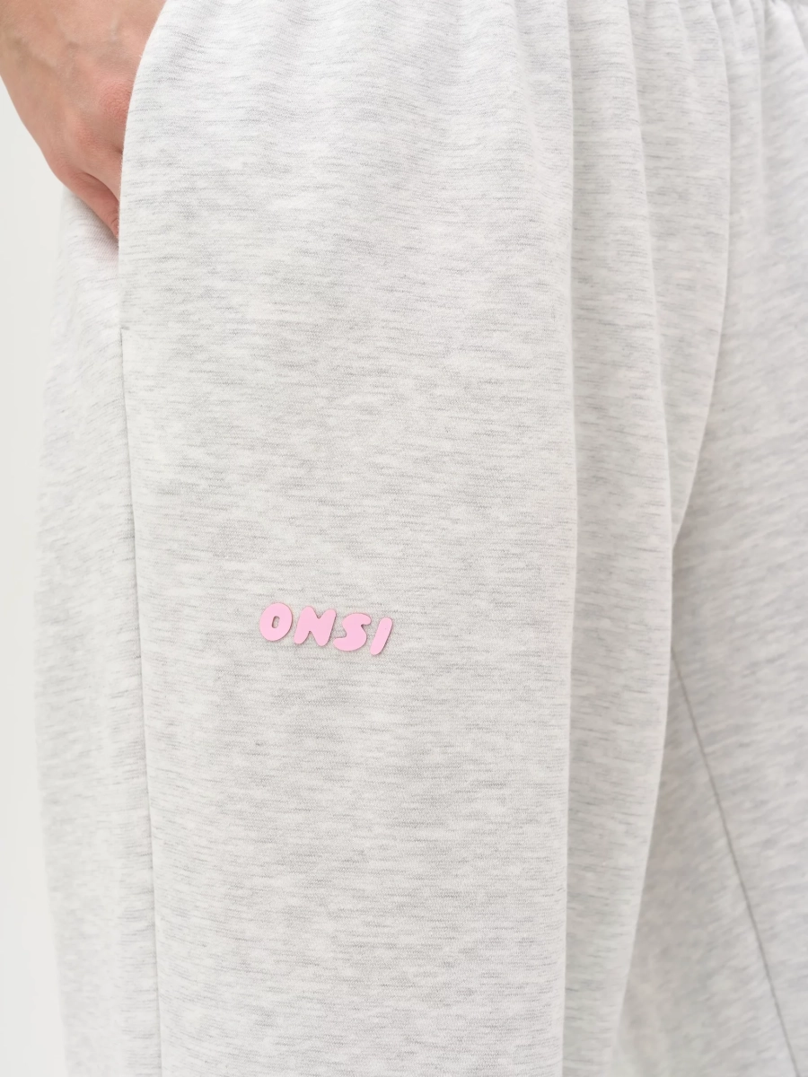 Брюки с застёжкой ONSI, цвет: светлый меланж,  купить онлайн