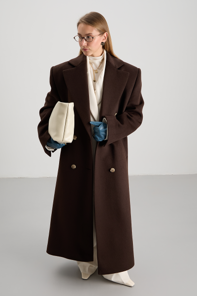 Пальто MIA AIM, цвет: темный шоколад, MIA693 купить онлайн