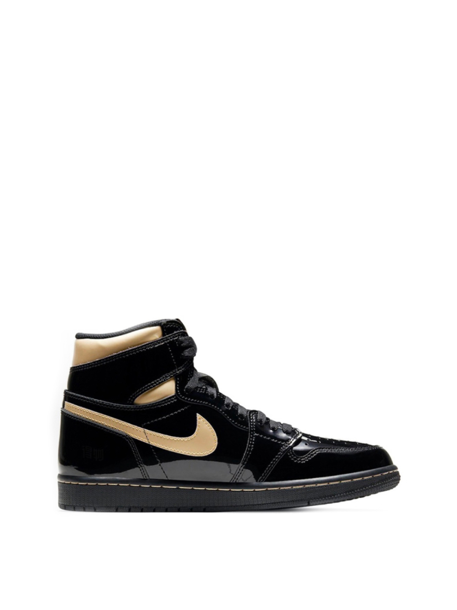Кроссовки Air Jordan 1 High OG shvetsov store, цвет: черный, металлик, золотой 555088-032 | новая мужская коллекция купить онлайн