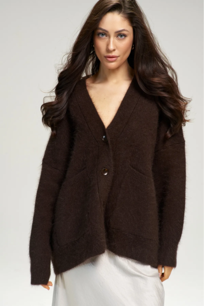 Кардиган Fluffy Brown