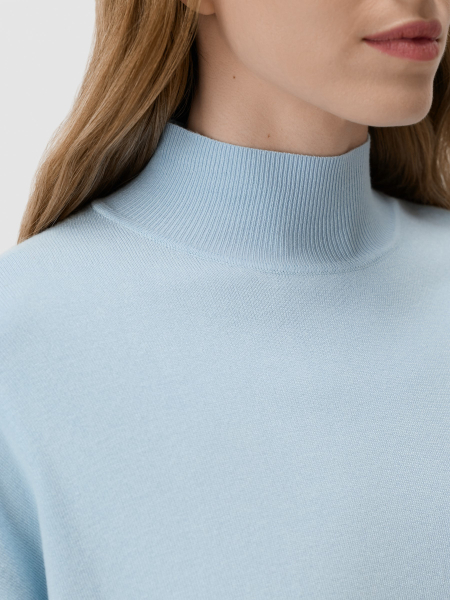 Джемпер из вискозы Conso, цвет: голубой, KJS 260718 - голубой купить онлайн