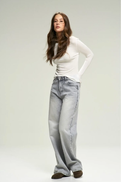 Джинсы Straight Classic Grey