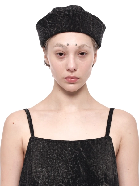 Бескозырка basic из денима CAPPAREL.21est, цвет: графит меланж CAP.144.231.90 купить онлайн
