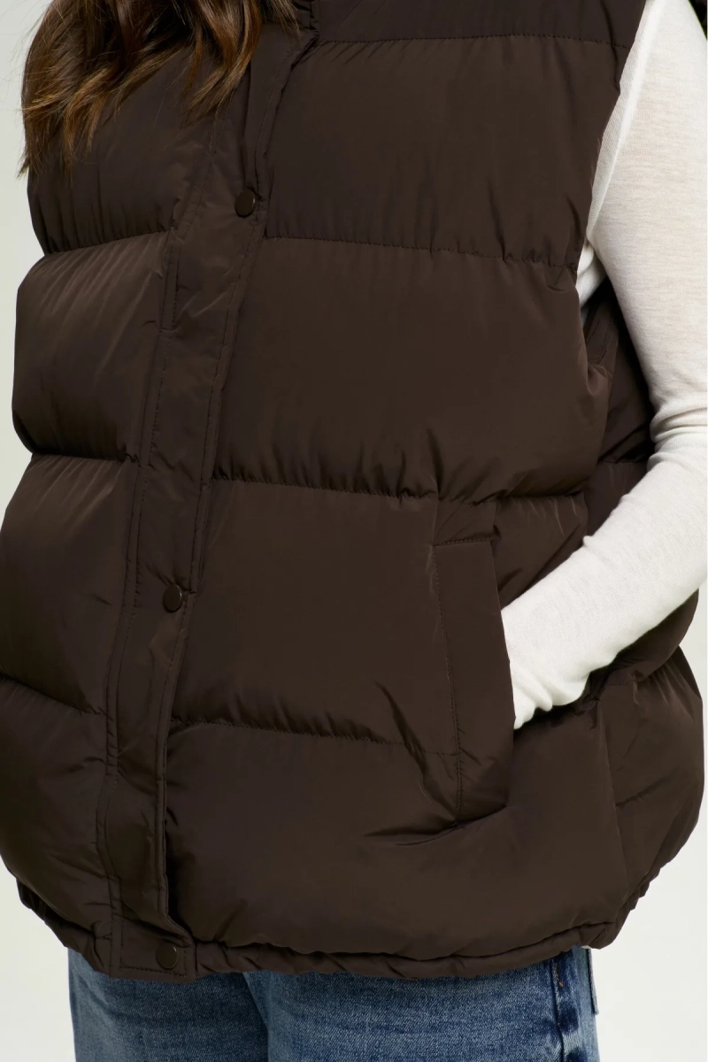Жилет матовый Brown Erist store, цвет: коричневый, НФ-00002831 купить онлайн