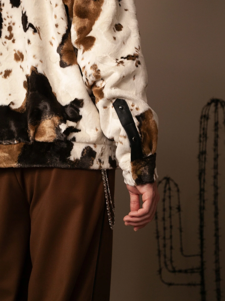 Куртка бомбер мех SCANDALIS, цвет: бежевый, Бом007а купить онлайн