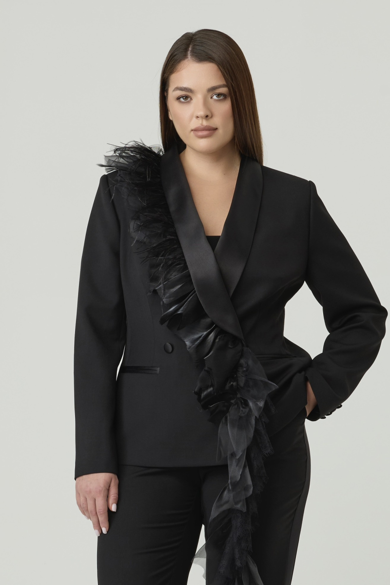 Жакет-смокинг 4forms, цвет: Черный, 65516 купить онлайн