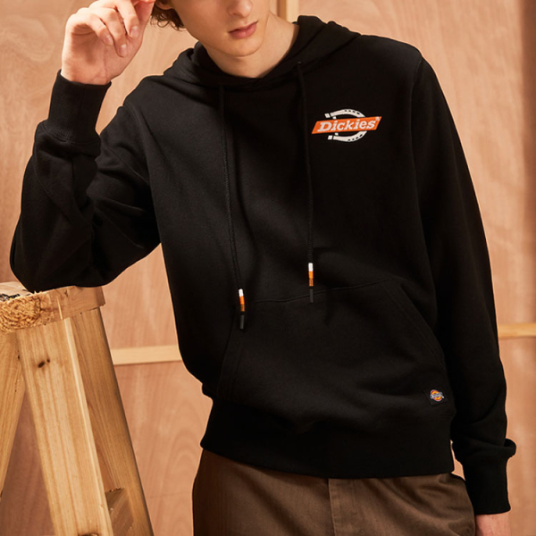 Худи Dickies shvetsov store, цвет: черно-оранжевый,  купить онлайн