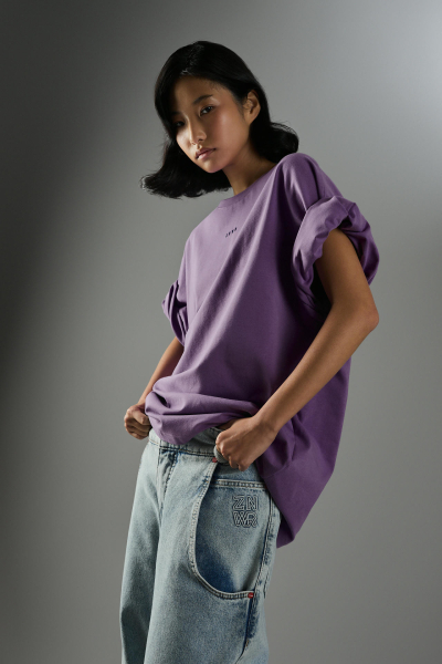 Футболка oversize базовая