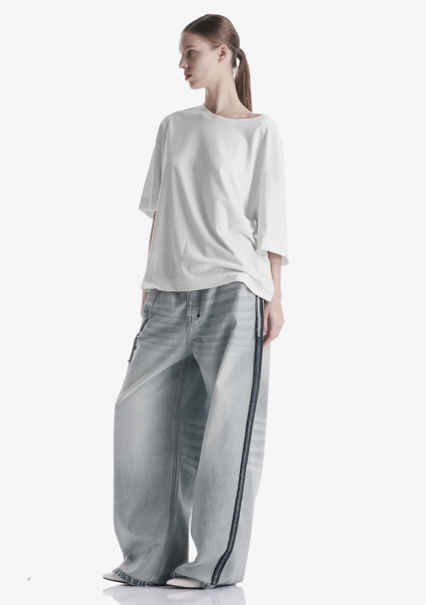 Свободная футболка KRAKATAU, цвет: белый, Tw144-4 купить онлайн