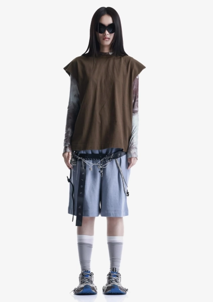 Футболка-безрукавка KRAKATAU, цвет: коричневый, Tw143-7 купить онлайн