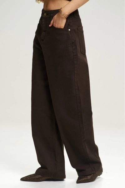 Джинсы BAGGY Brown Erist store, цвет: коричневый, НФ-00001481 купить онлайн