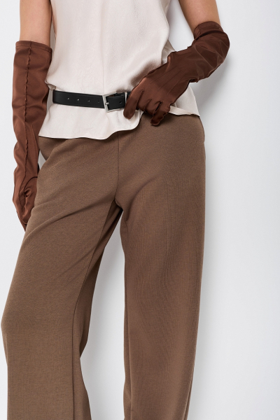 Брюки свободного кроя Ricoco, цвет: Кофейный, 4085/4 купить онлайн