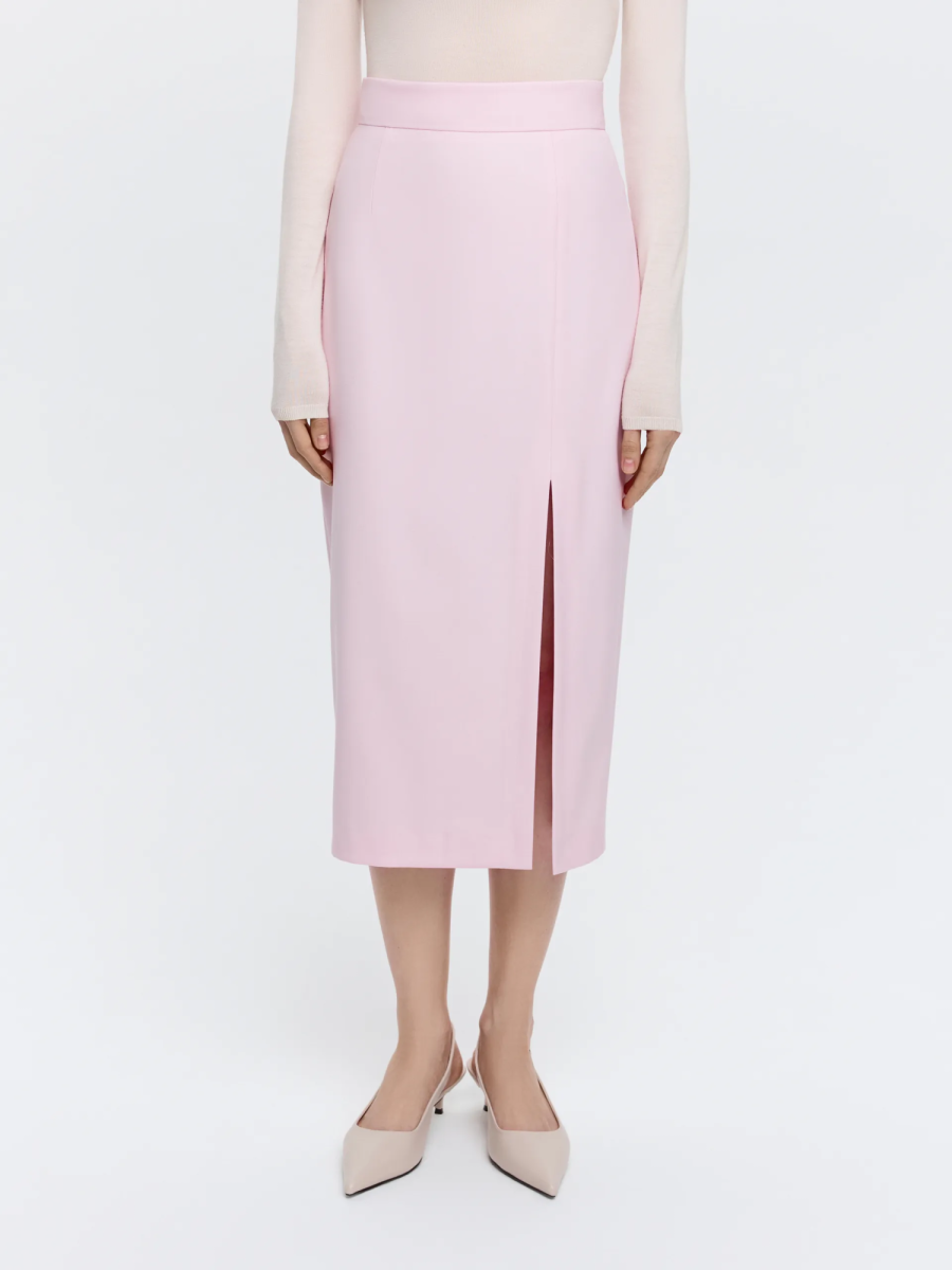 Юбка-миди прямого кроя